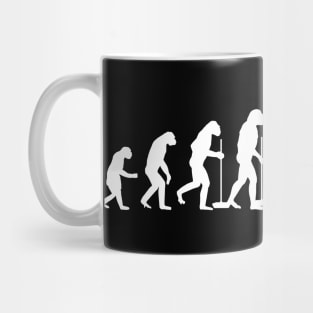 Funny Curling Fan Evolution Winter Games Curl Ice Mug